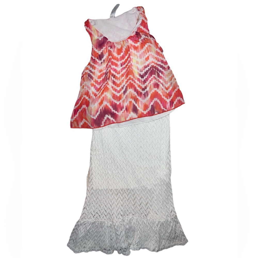 BEAUTEES | COLORFUL TANK  RUFFLE SKIRT OUTFIT SMALL